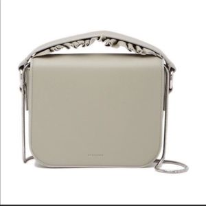 ALL SAINTS MAYA CLUTCH GREY